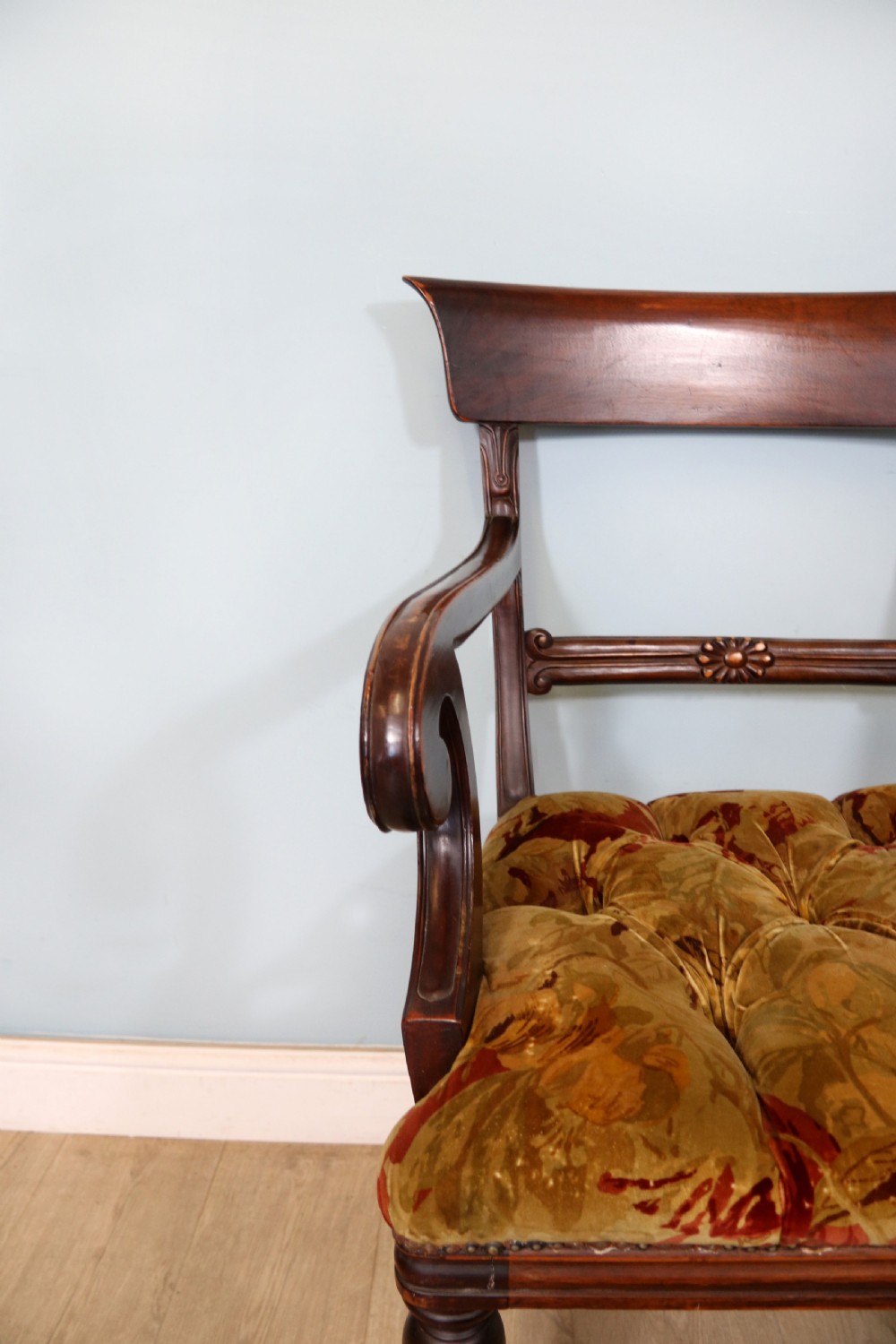 A lovely comfortable Victorian mahogany bar back carver chair  View VI