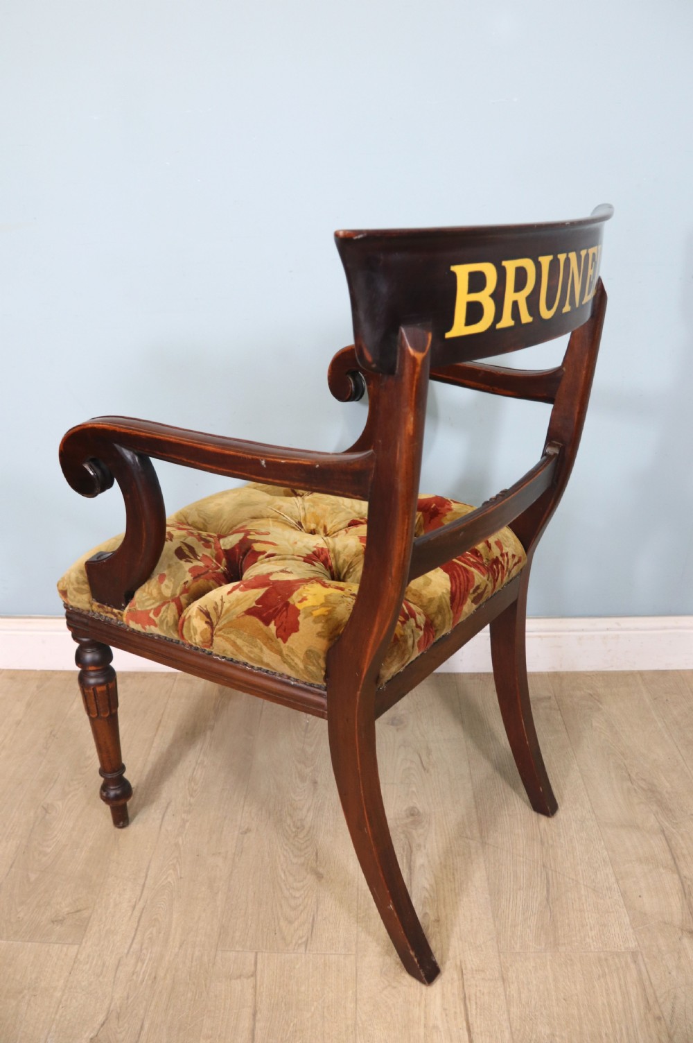 A lovely comfortable Victorian mahogany bar back carver chair  View X