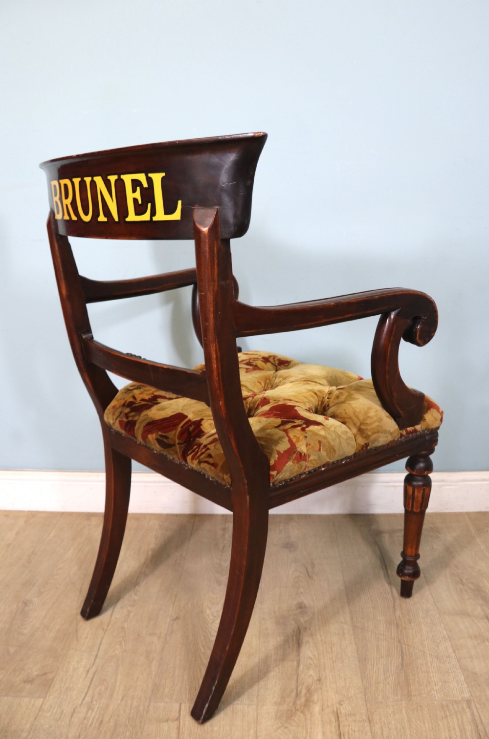 A lovely comfortable Victorian mahogany bar back carver chair  View XI