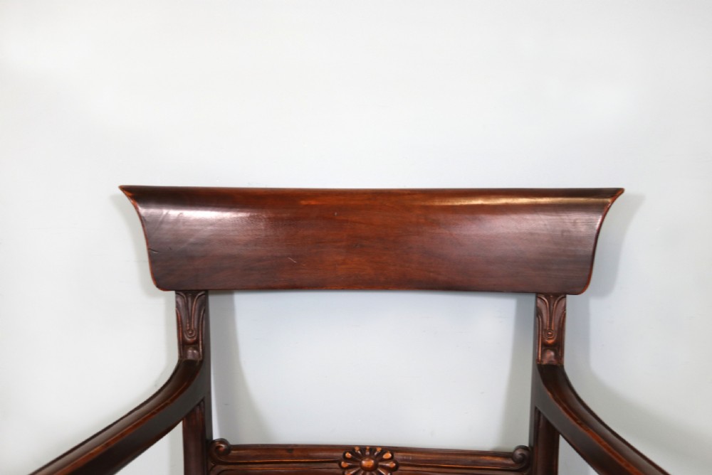 A lovely comfortable Victorian mahogany bar back carver chair  View XVI