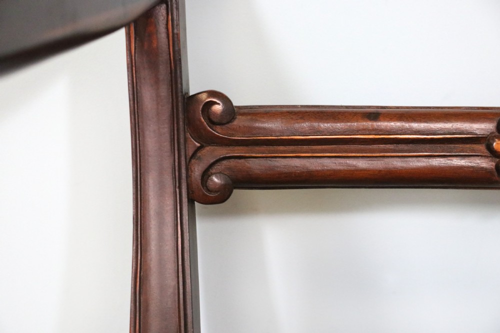A lovely comfortable Victorian mahogany bar back carver chair  View XXI