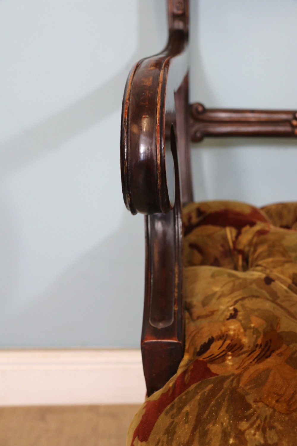 A lovely comfortable Victorian mahogany bar back carver chair  View XXII