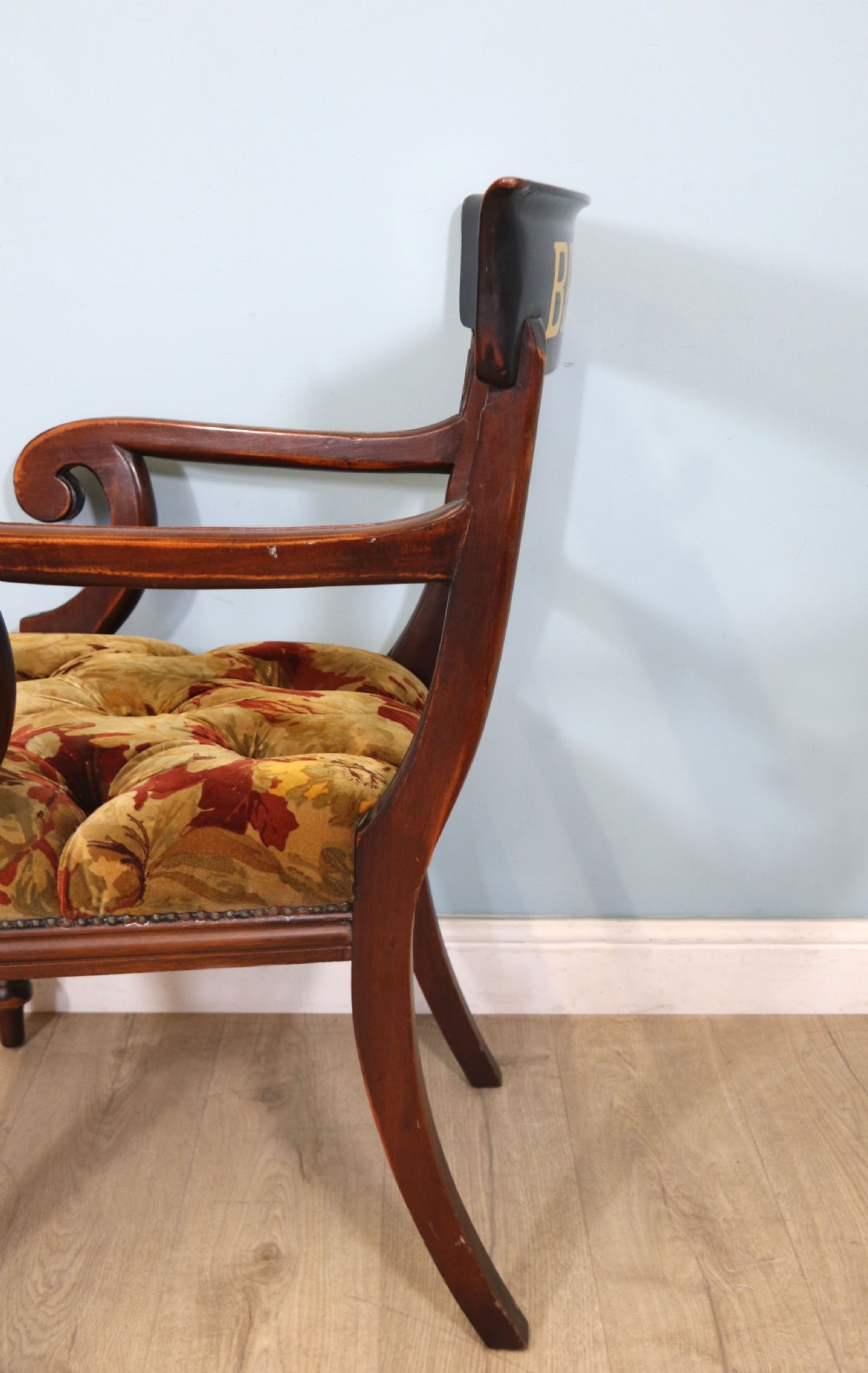 A lovely comfortable Victorian mahogany bar back carver chair  View XXIV
