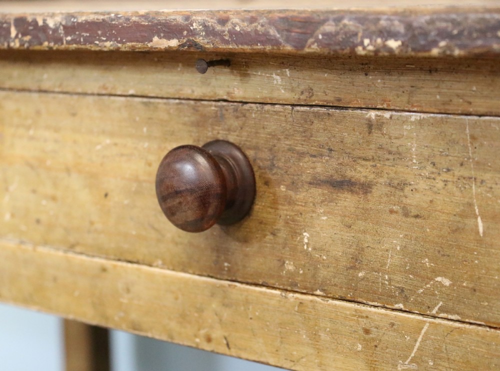 A wonderful Victorian pine galleried side table!  View XVI