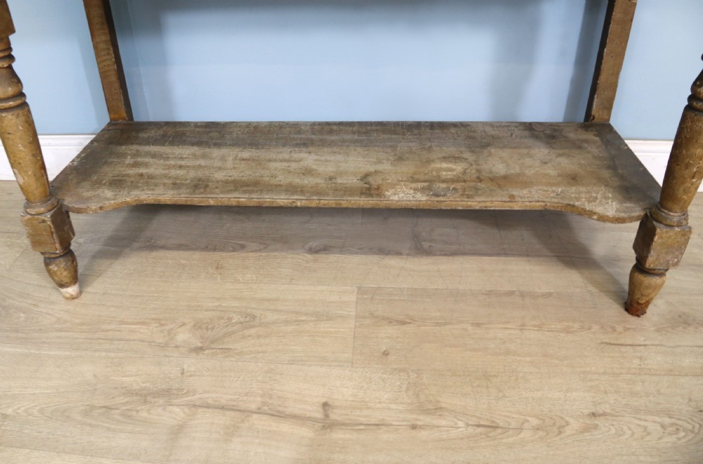 A wonderful Victorian pine galleried side table!  View XVII