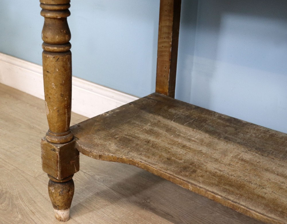 A wonderful Victorian pine galleried side table!  View XVIII