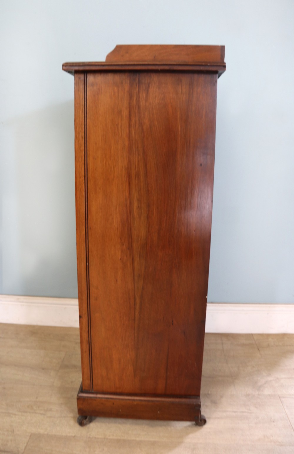  Late 19th century American walnut music cabinet. View V