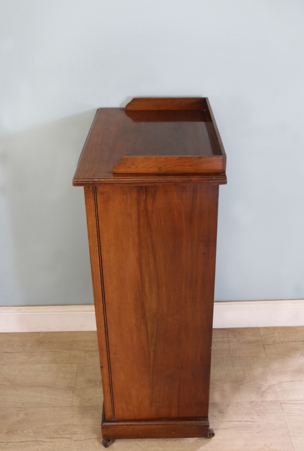  Late 19th century American walnut music cabinet. View VI
