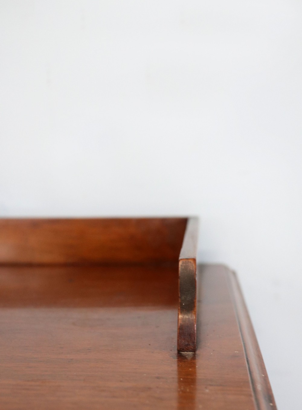  Late 19th century American walnut music cabinet. View IX