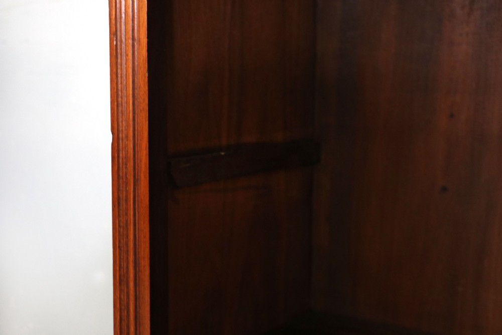  Late 19th century American walnut music cabinet. View XXIII