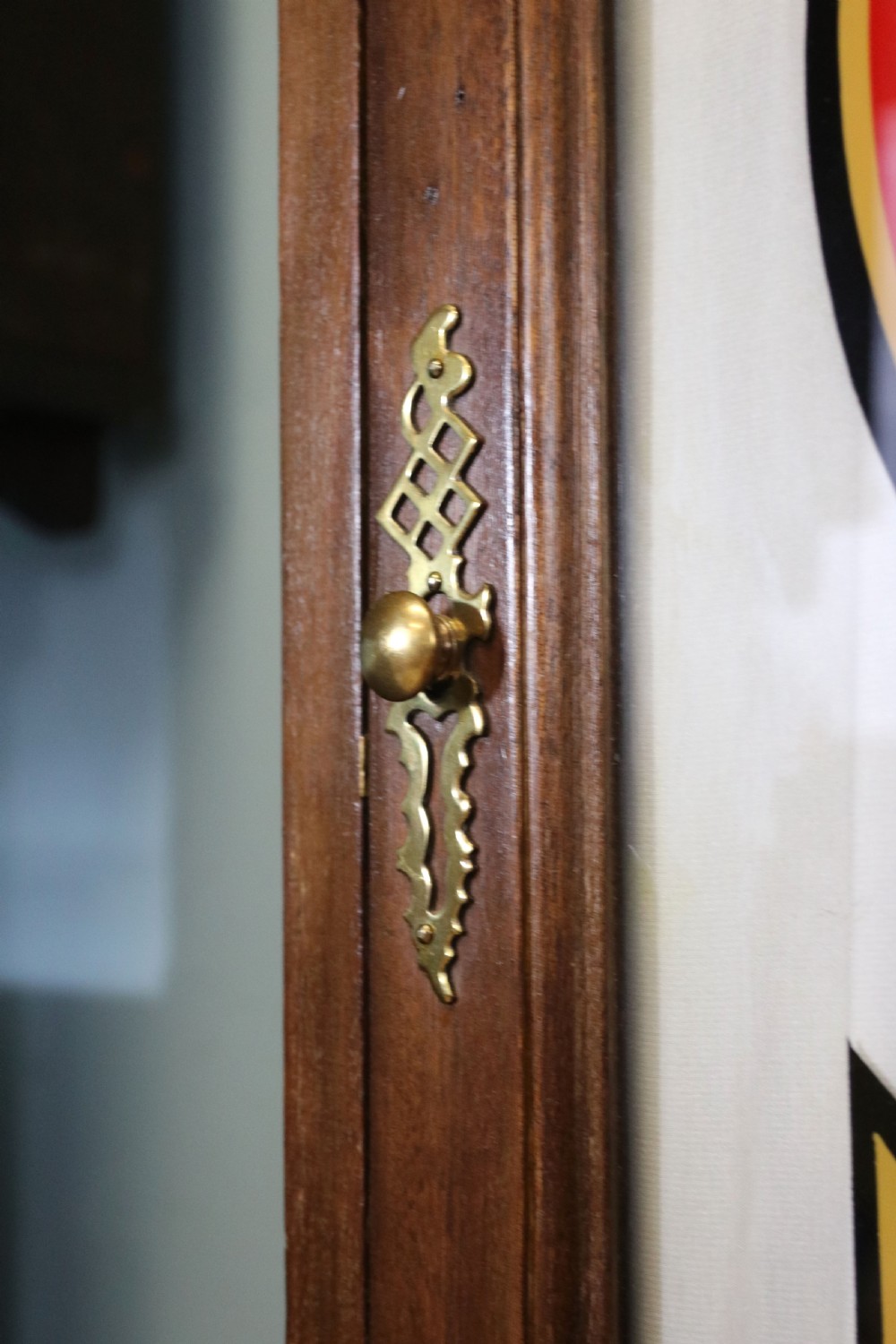A lovely early 20th century two door side cabinet or bookcase  View XII