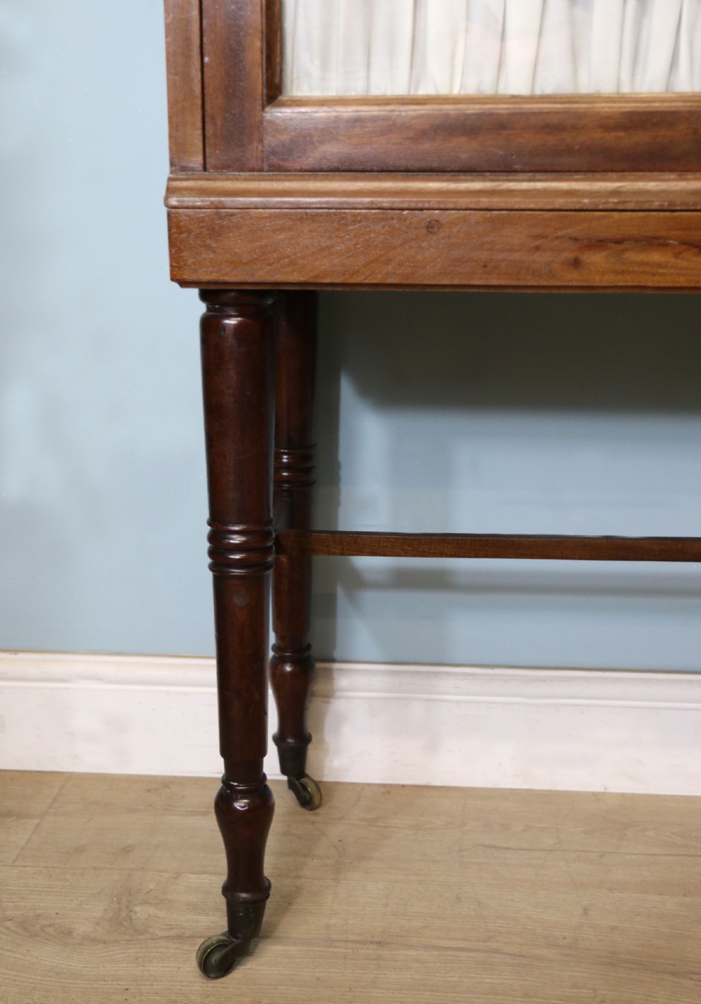 A lovely early 20th century two door side cabinet or bookcase  View XV