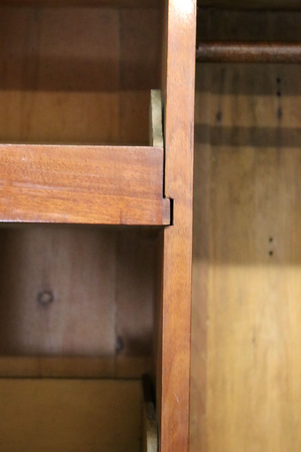 Late Victorian American walnut wardrobe  View XX