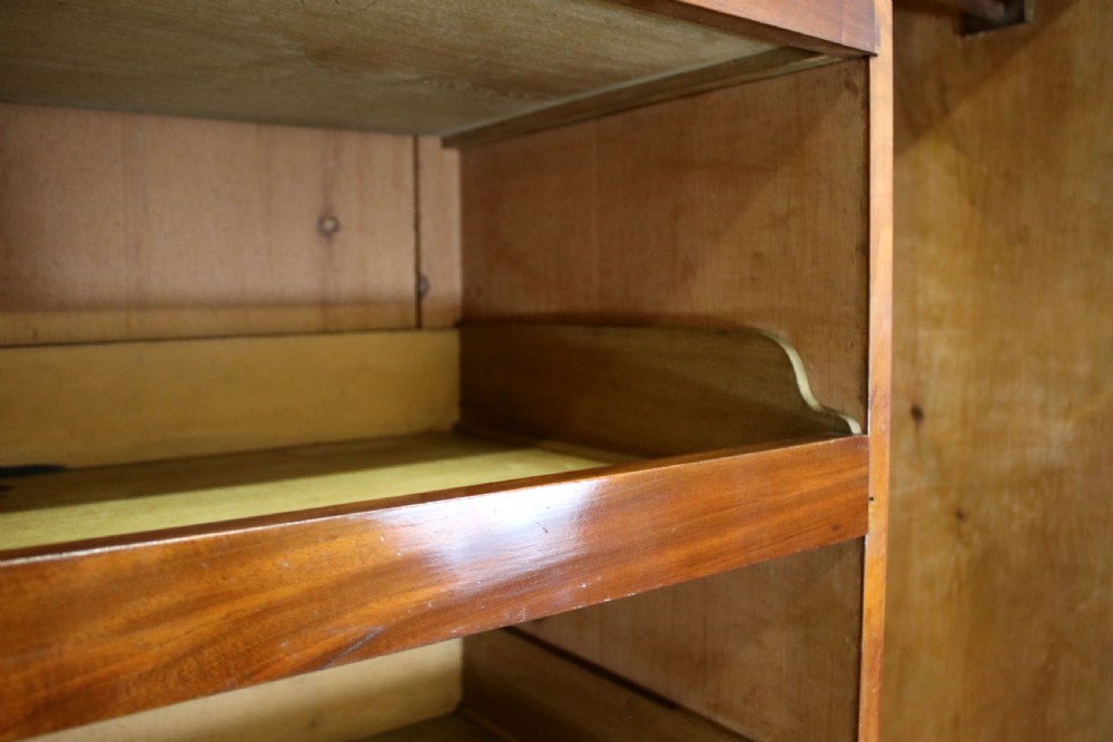 Late Victorian American walnut wardrobe  View XXVI