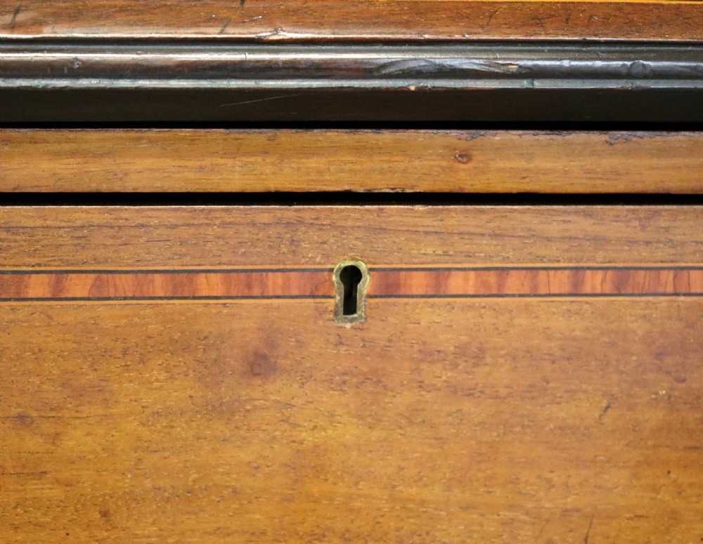 Miniature Edwardian bureau bookcase. View XVII