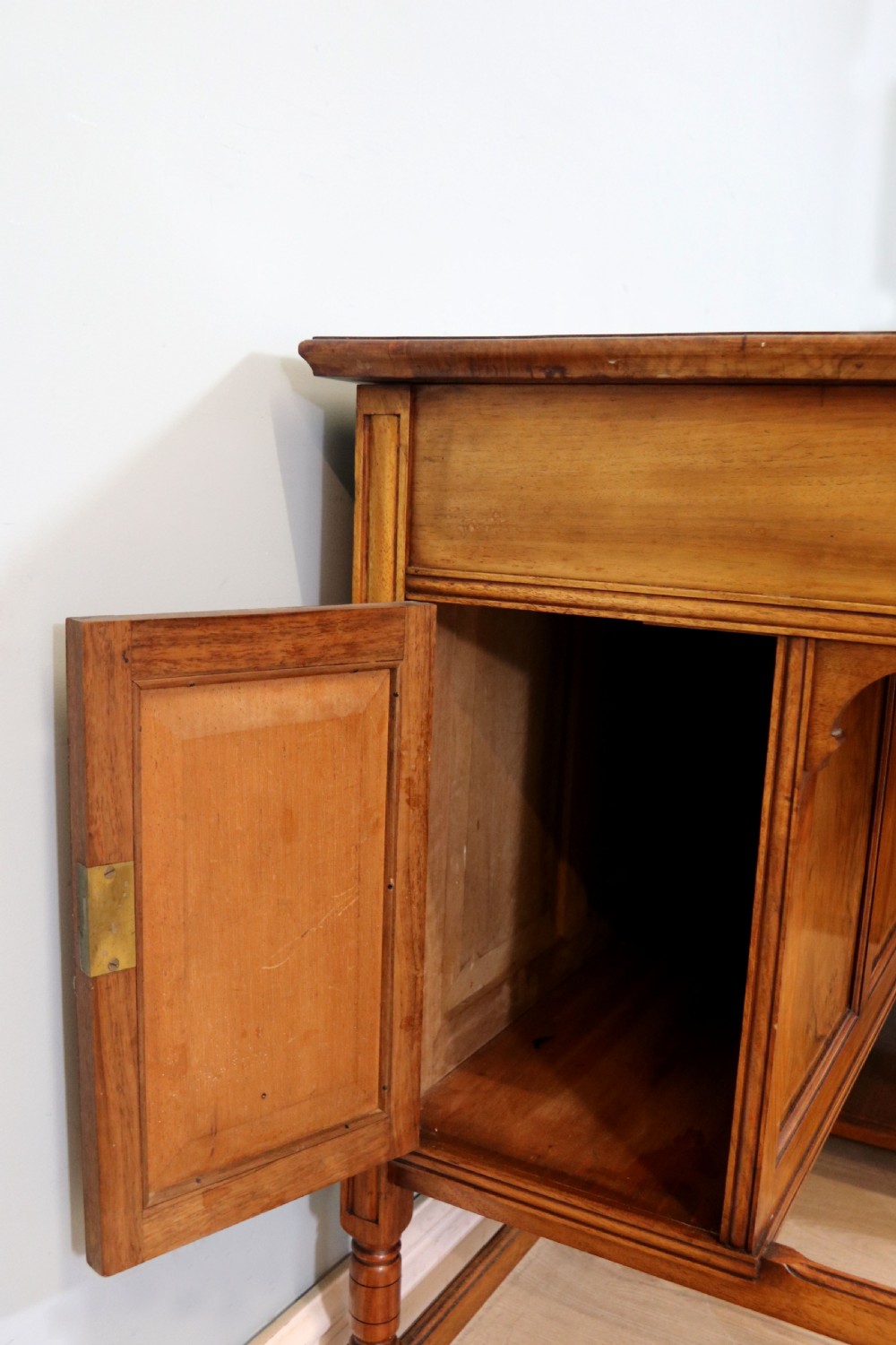 A lovely late 19th century aesthetic movement walnut desk View XXV