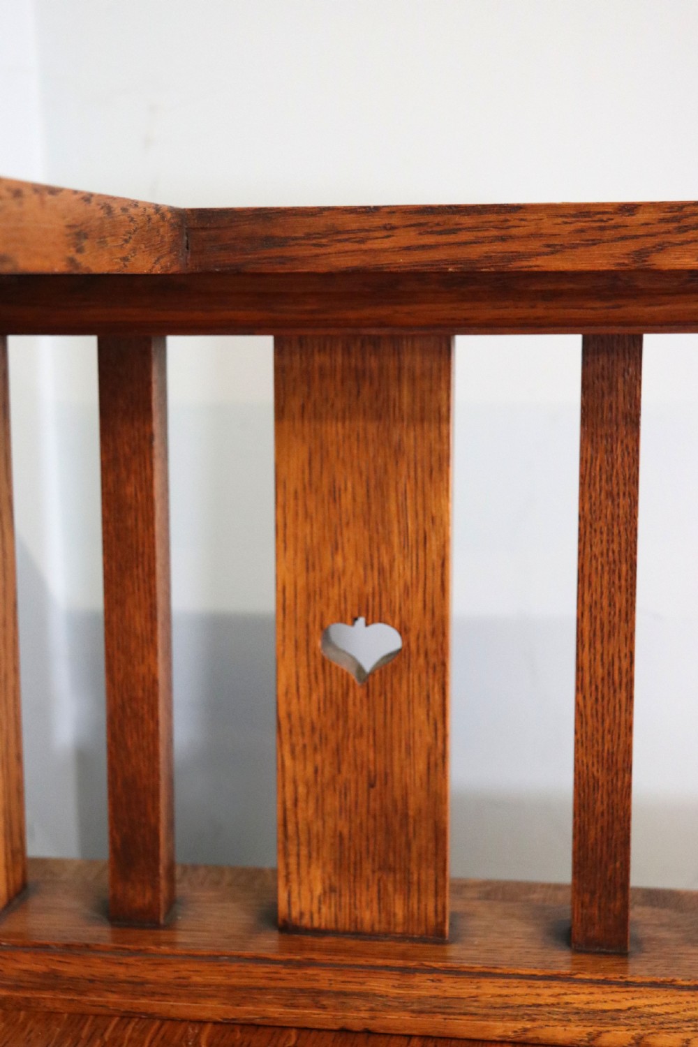 A lovely late Victorian solid light oak sideboard  View XV