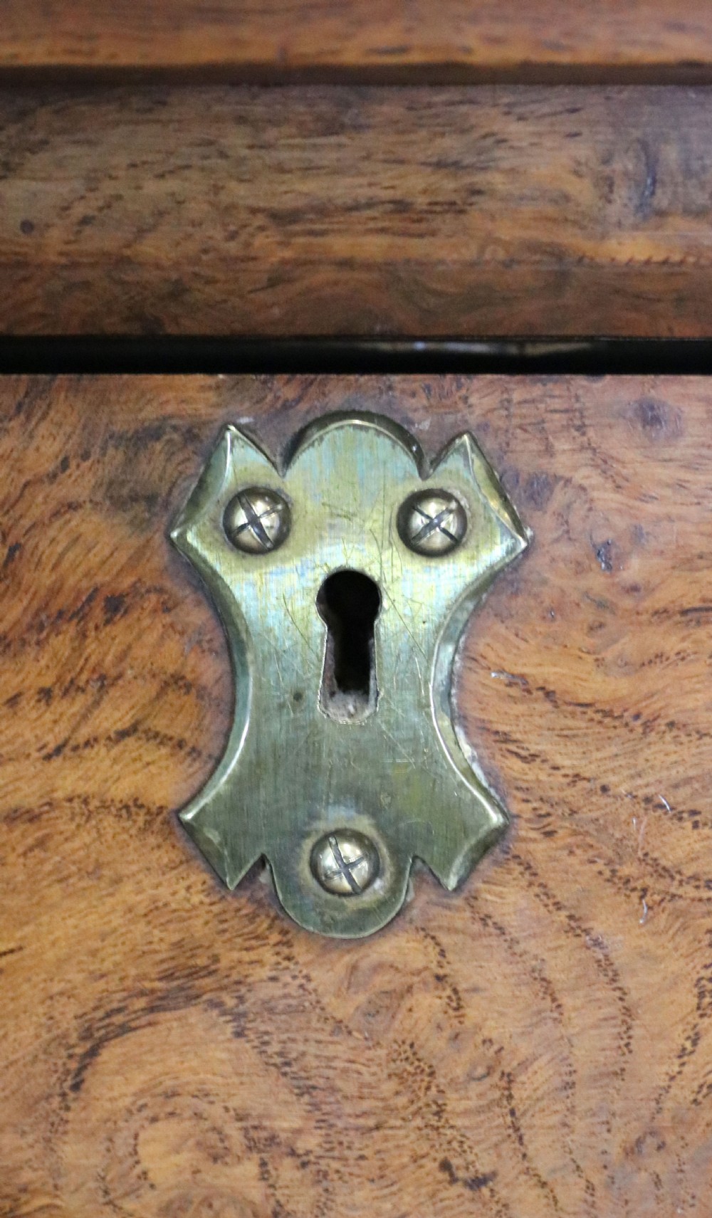 Pitch Pine aesthetic movement chest of drawers View XIII