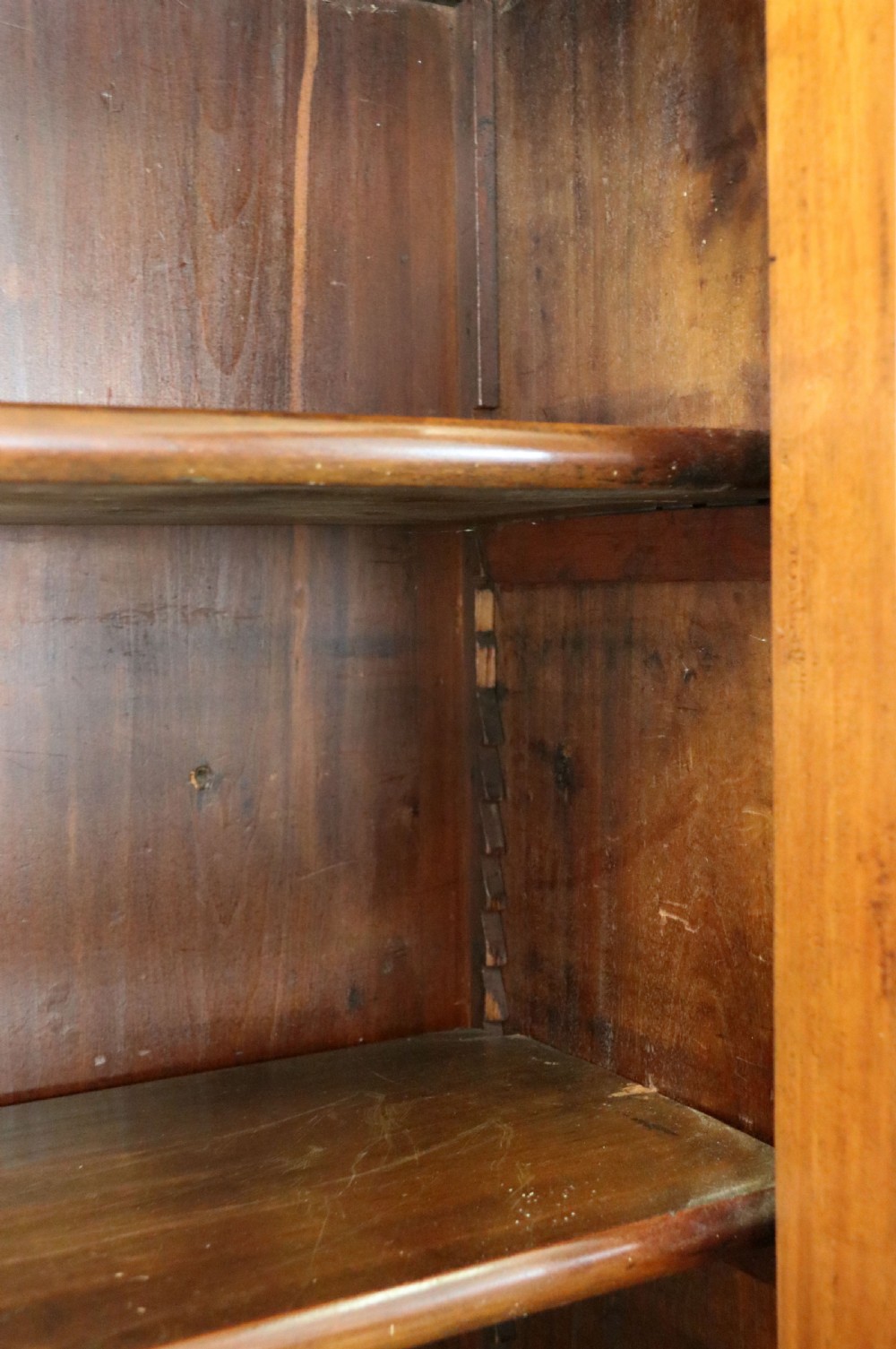  Victorian bookcase cabinet later sign written for a Pawn Brokers View XII