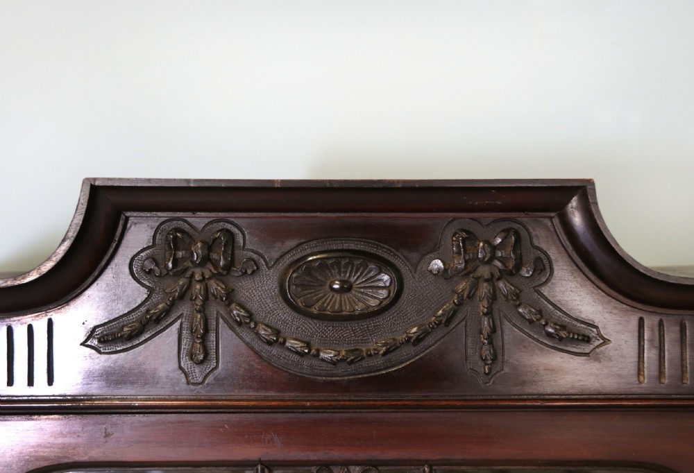 Late 19th century mahogany display cabinet View VII