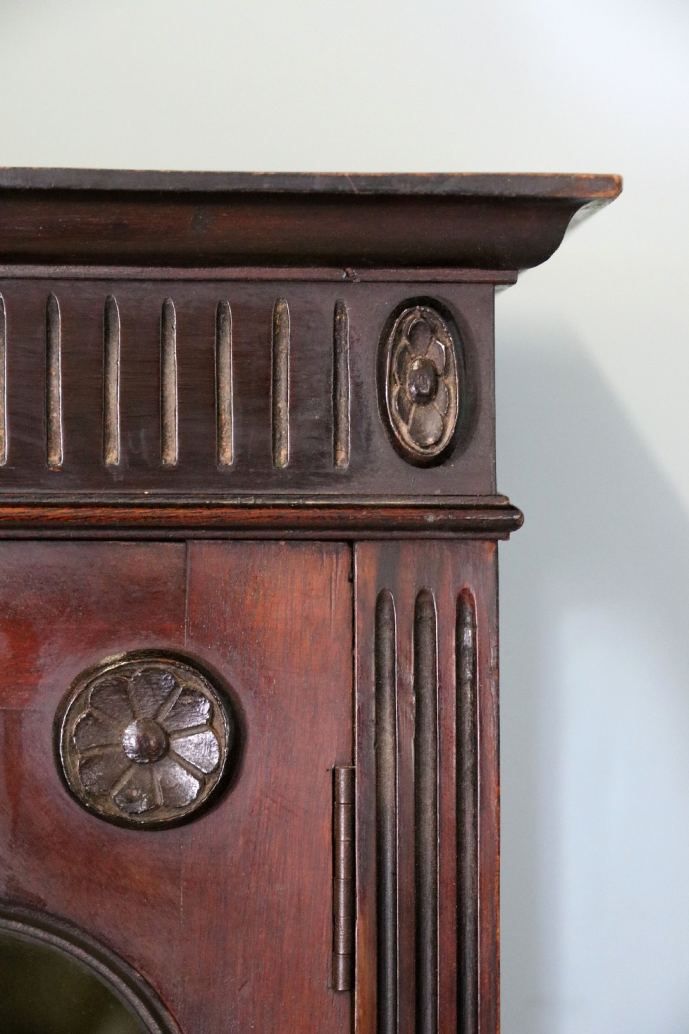 Late 19th century mahogany display cabinet View XI