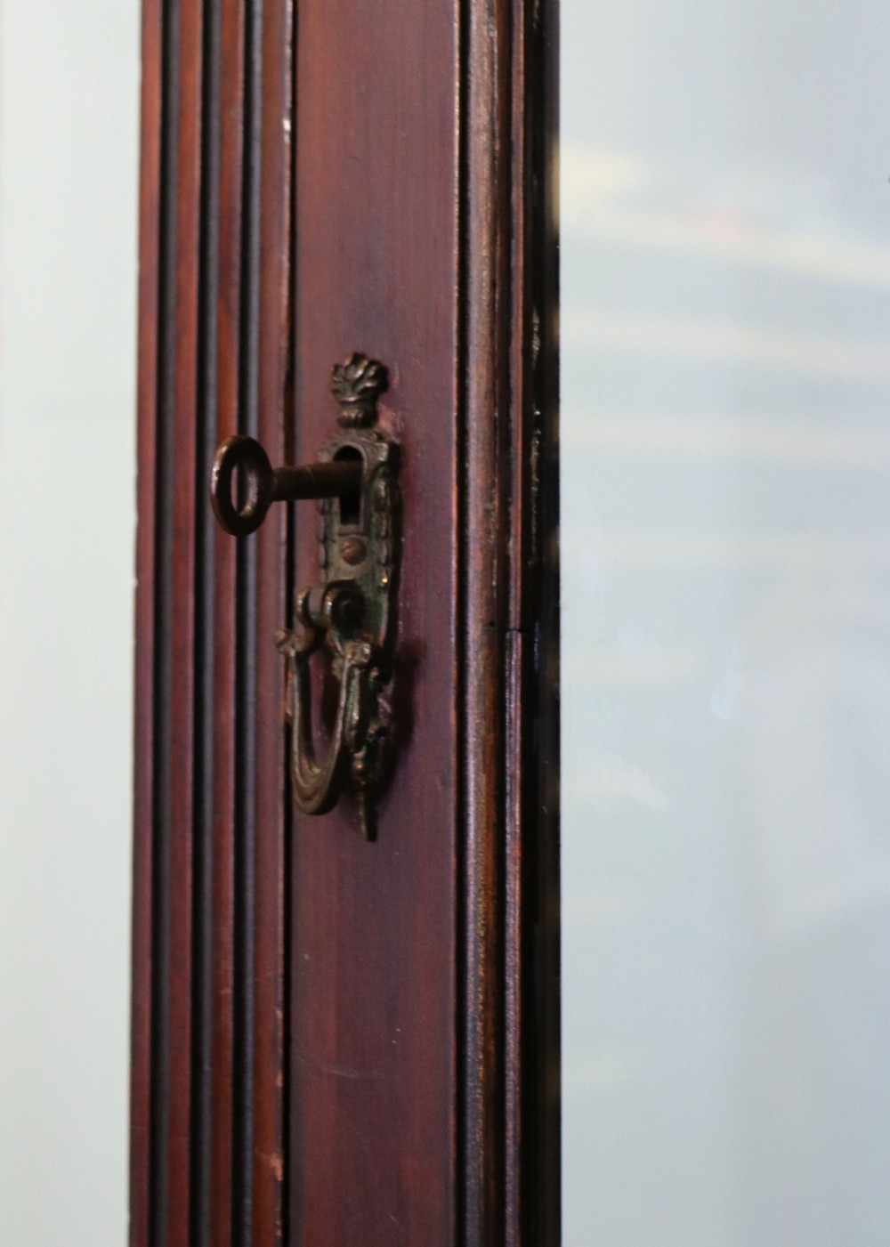 Late 19th century mahogany display cabinet View XV