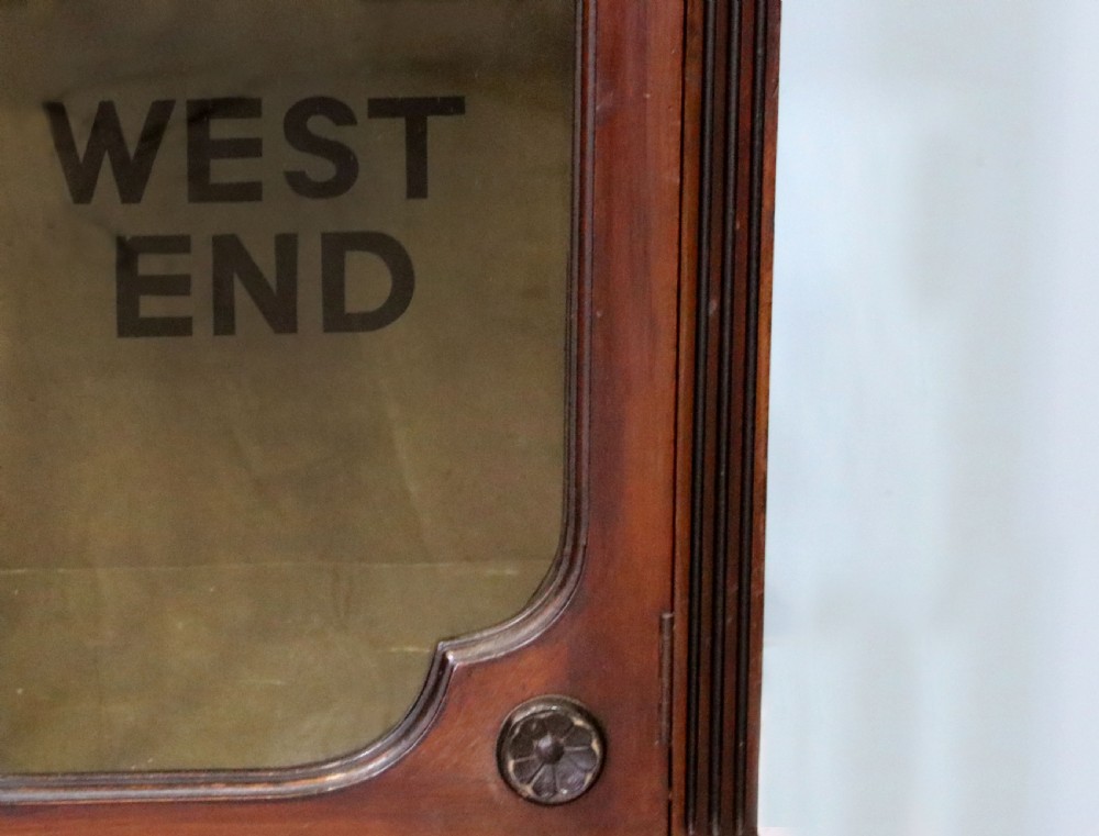 Late 19th century mahogany display cabinet View XX