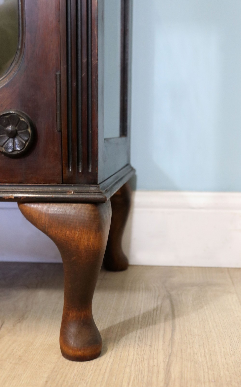 Late 19th century mahogany display cabinet View XXI