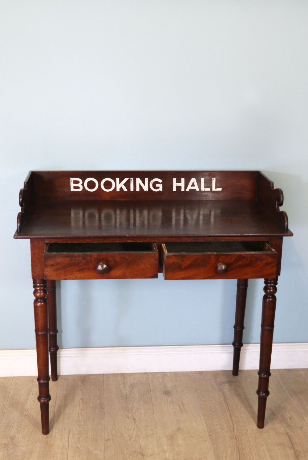  A lovely mahogany side table. View II