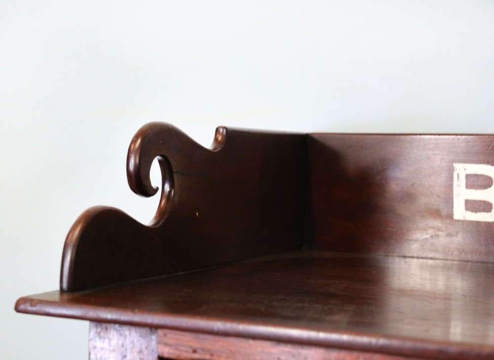  A lovely mahogany side table. View VII