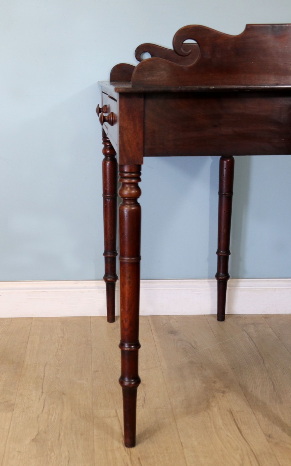  A lovely mahogany side table. View XII