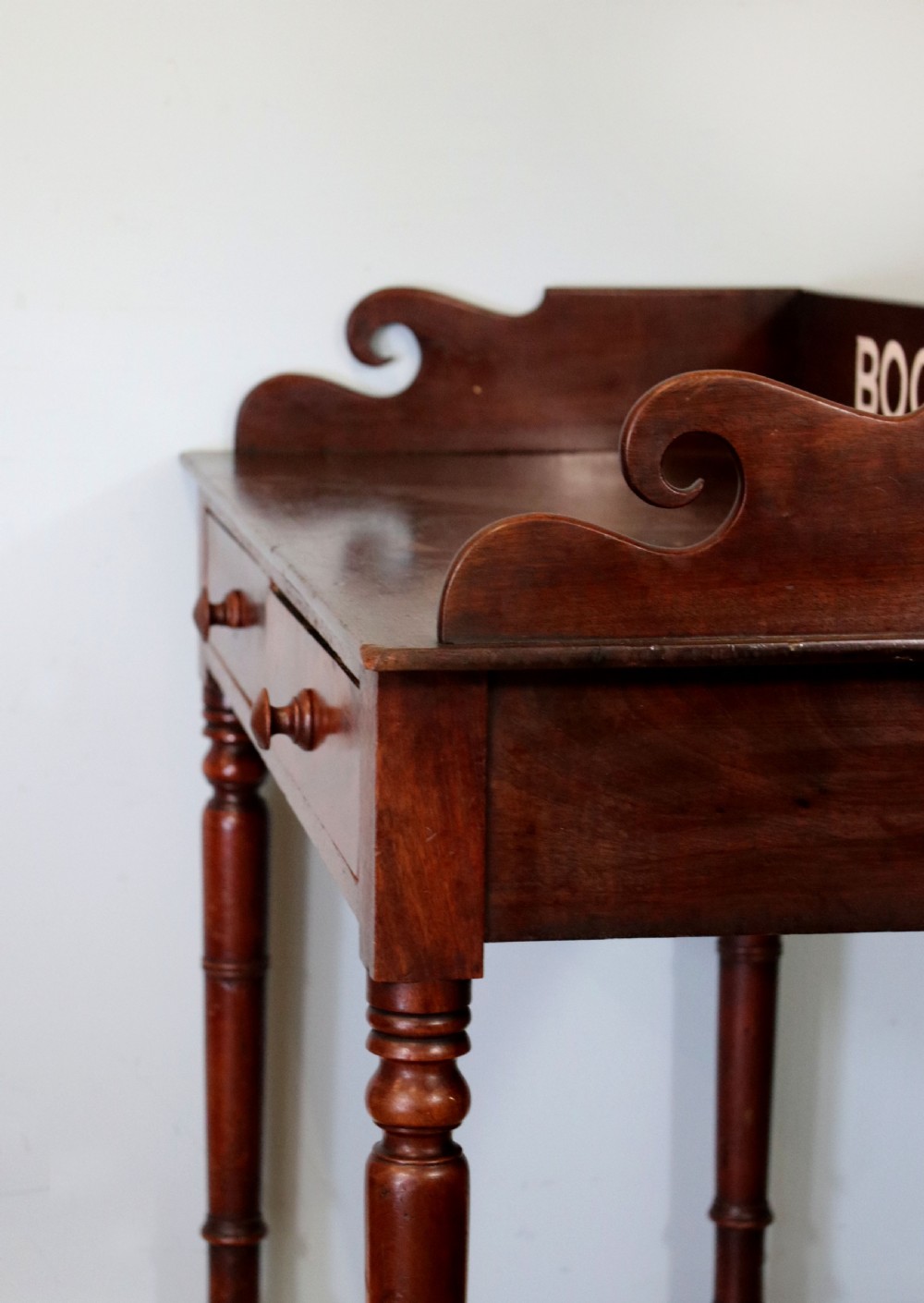  A lovely mahogany side table. View XIII