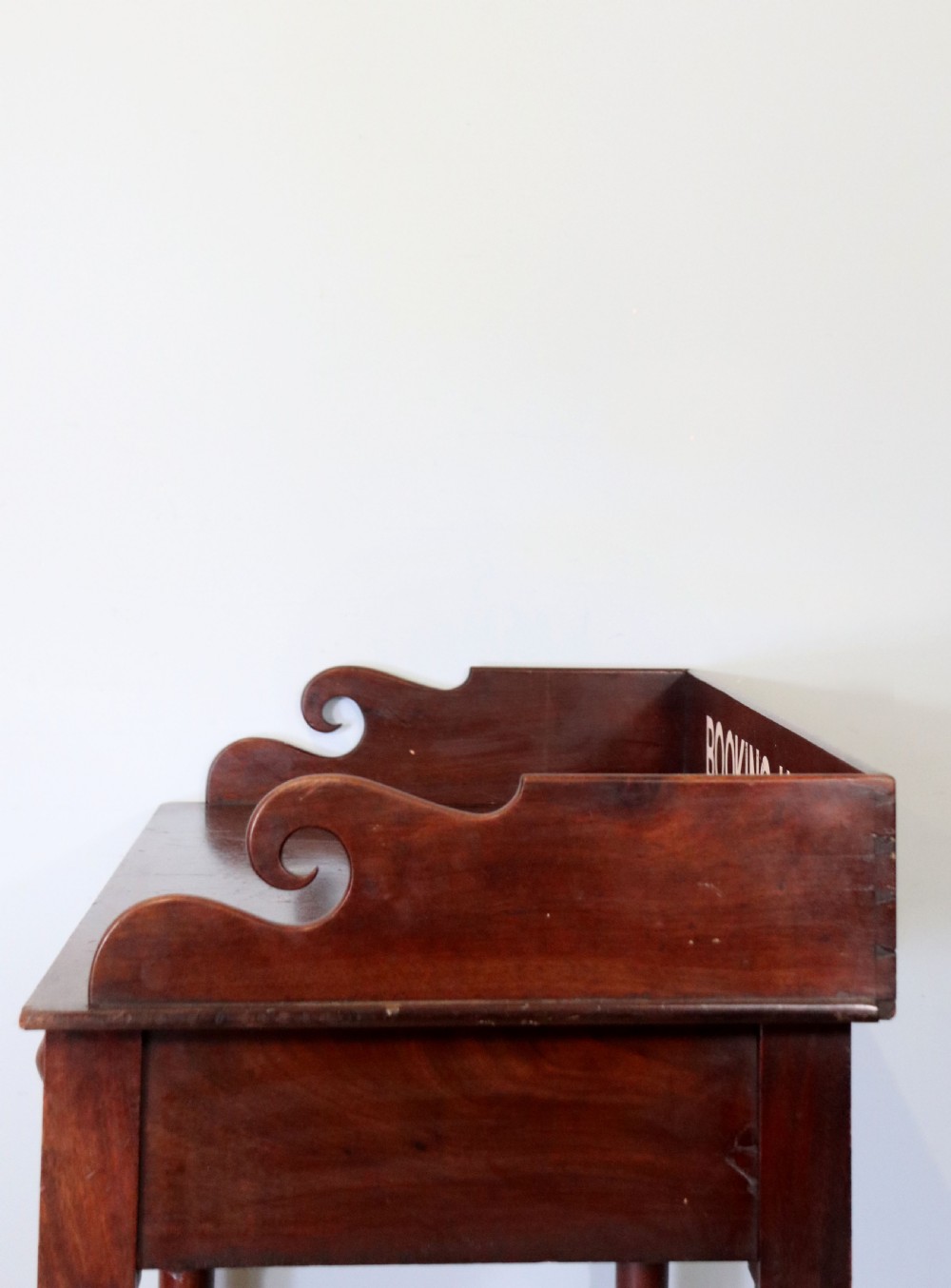 A lovely mahogany side table. View XIV