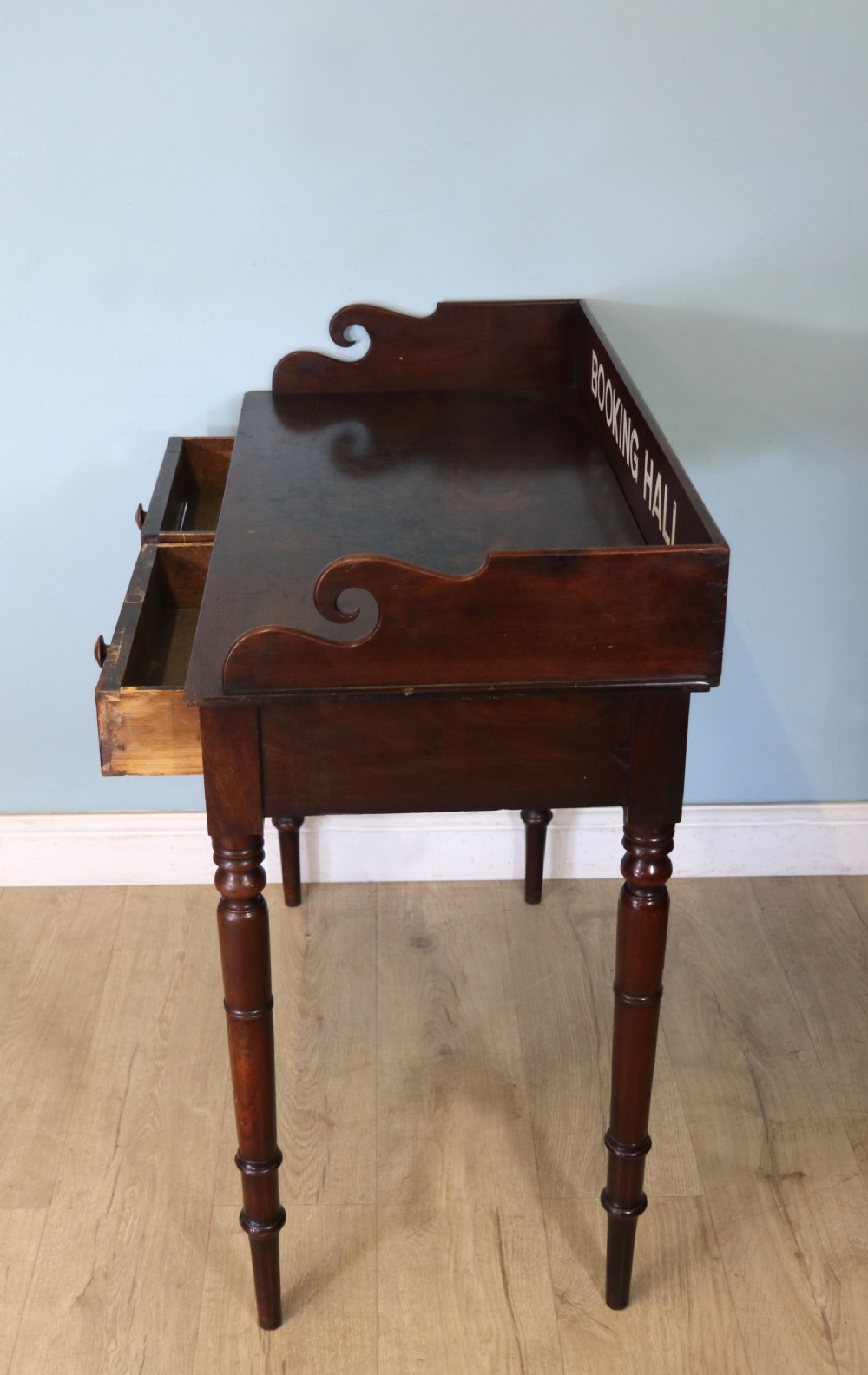  A lovely mahogany side table. View XV