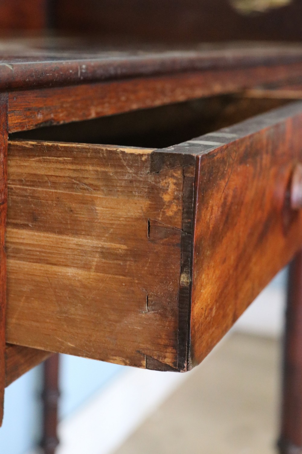  A lovely mahogany side table. View XVII