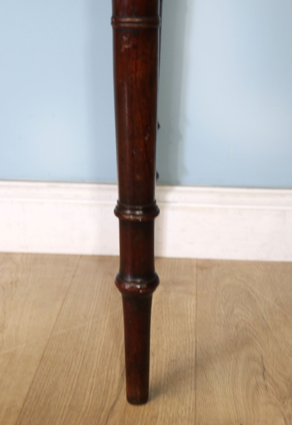  A lovely mahogany side table. View XX