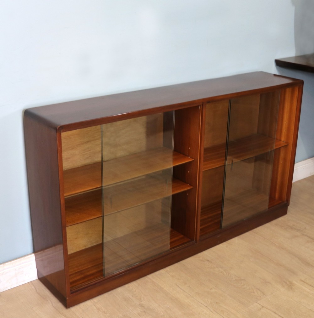 A lovely vintage teak bookcase cabinet View IV