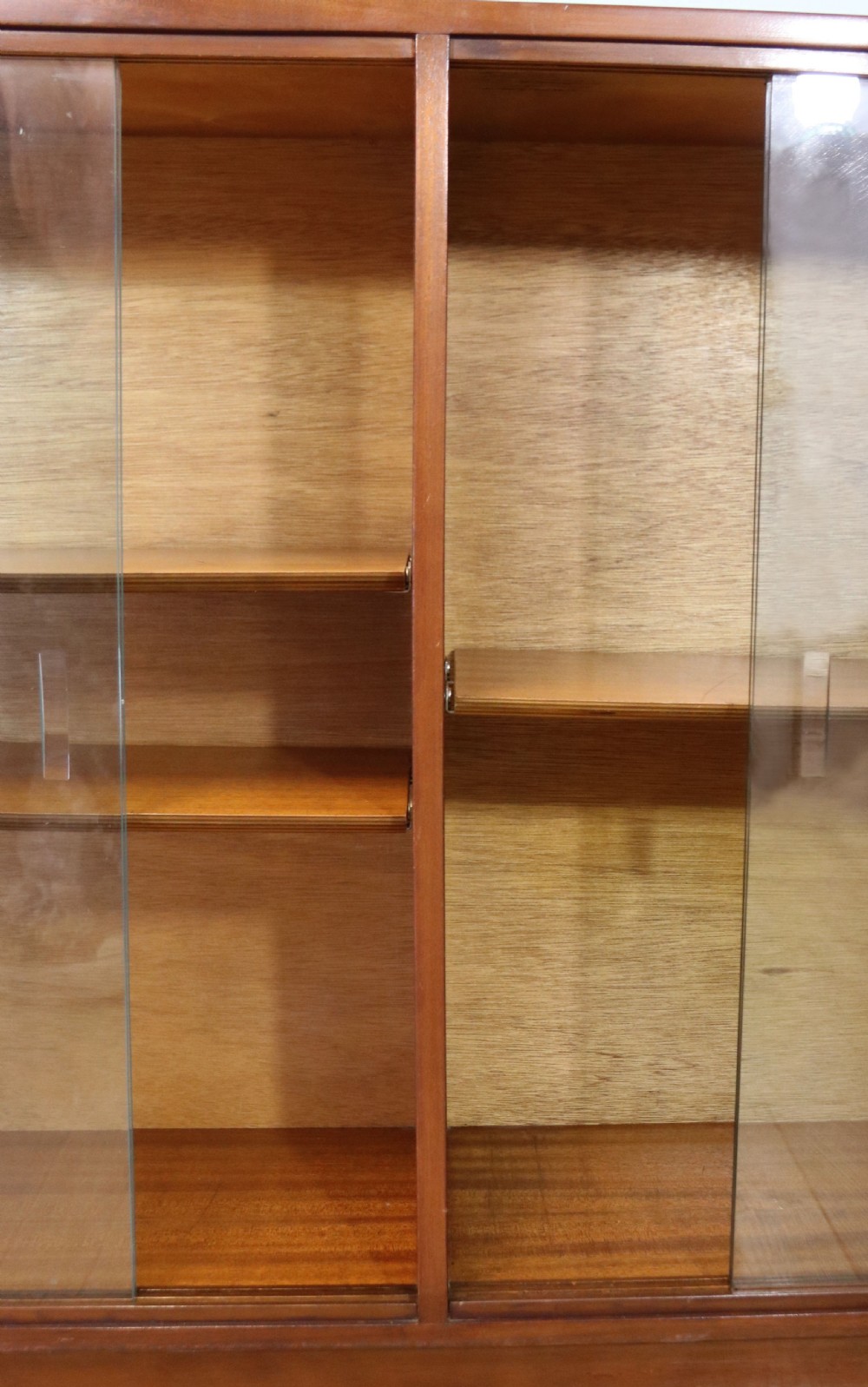 A lovely vintage teak bookcase cabinet View VI