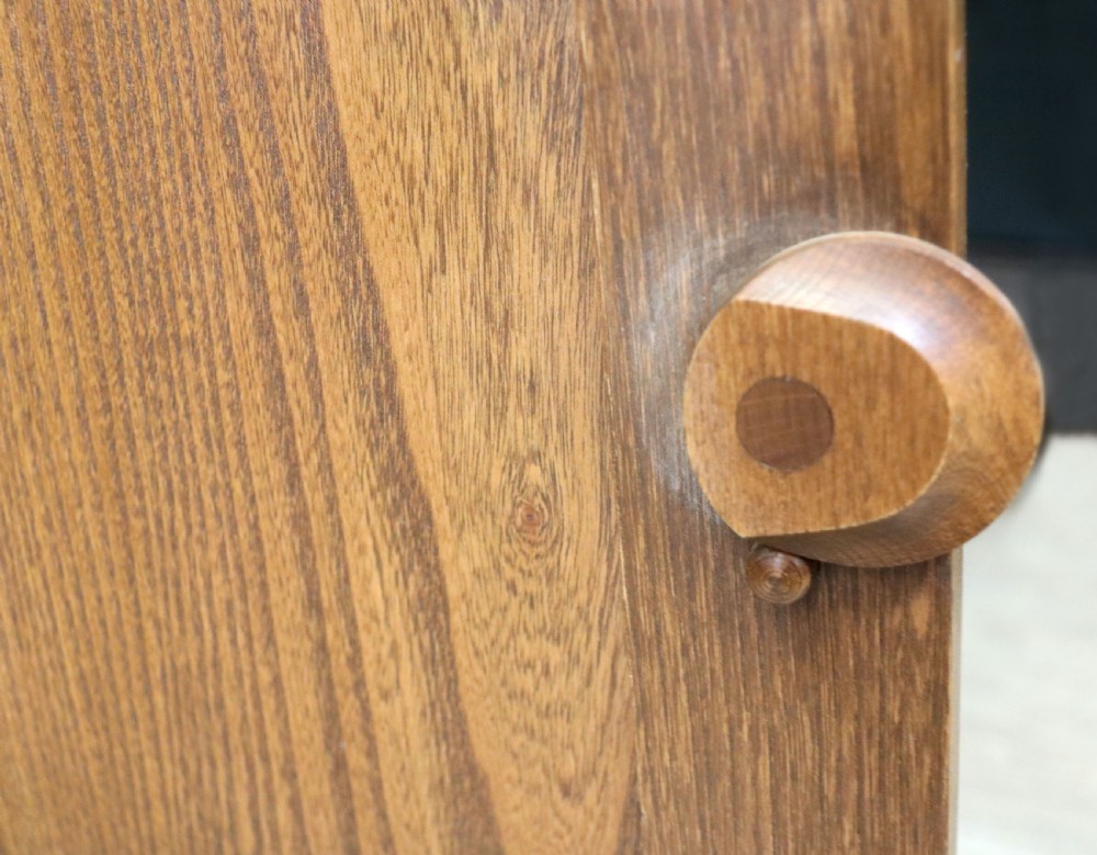  A lovely piece of modern Ercol light elm bureau. View XXIX