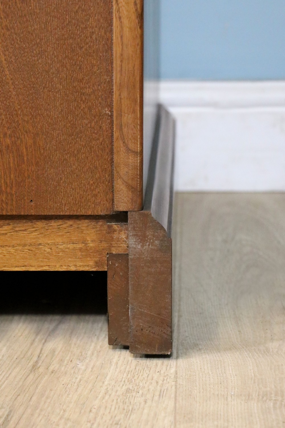  A lovely piece of modern Ercol light elm bureau. View XXX