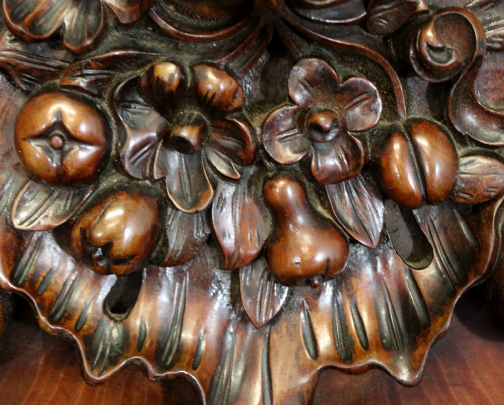 A superb antique mahogany sideboard of large proportions.  View X