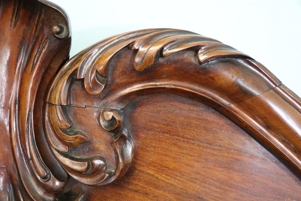 A superb antique mahogany sideboard of large proportions.  View XII
