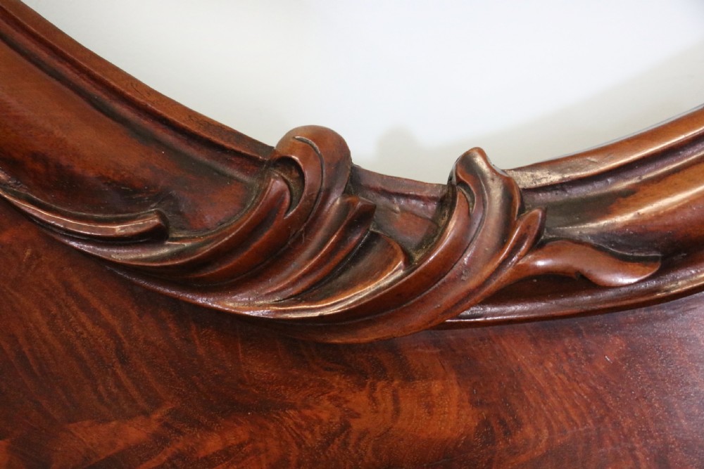 A superb antique mahogany sideboard of large proportions.  View XIV