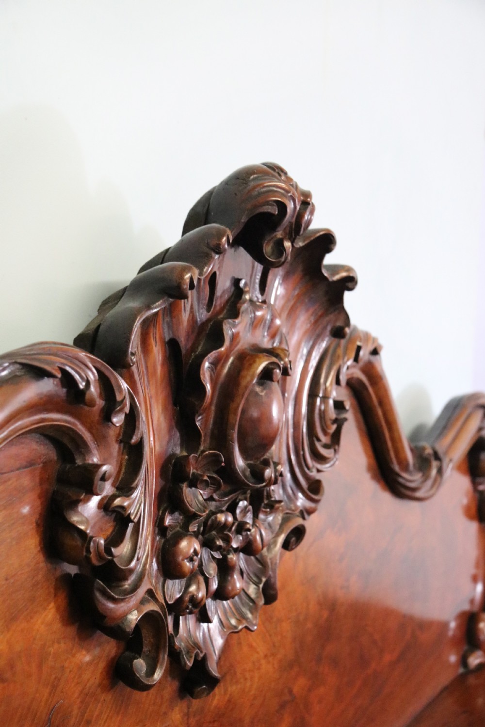 A superb antique mahogany sideboard of large proportions.  View XVI