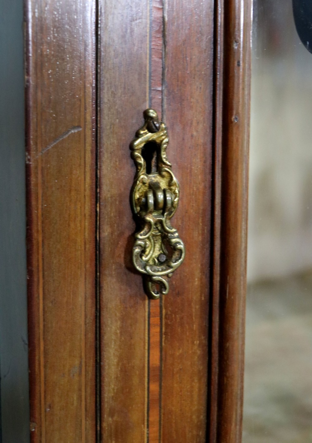A lovely Edwardian mahogany framed bow fronted display cabinet. View XXI