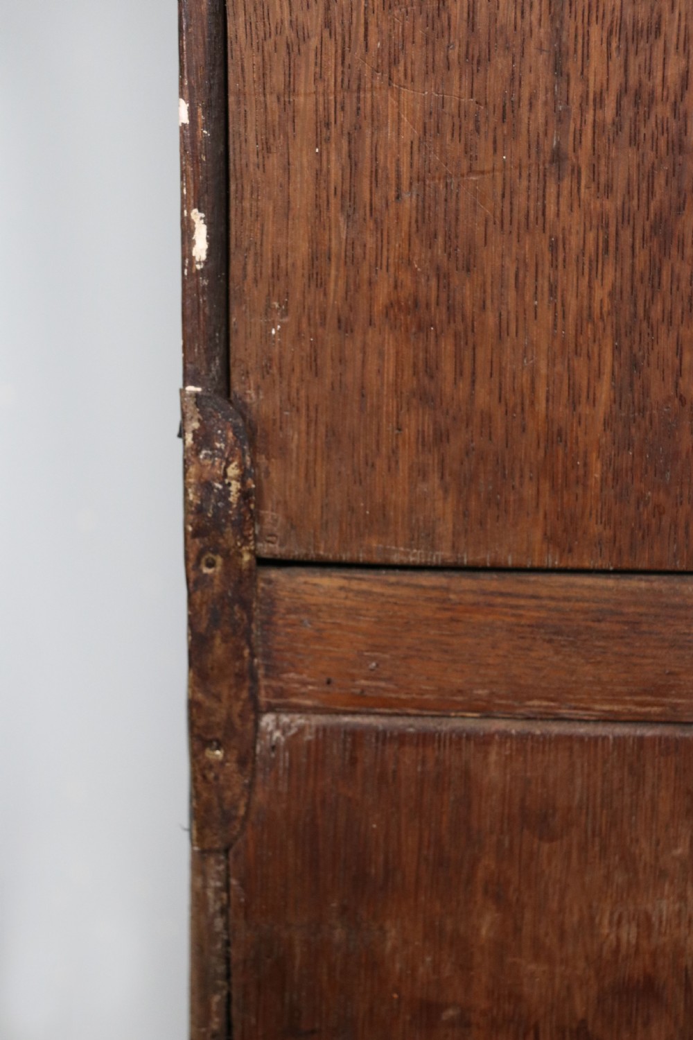  A lovely & extremely unusual Georgian bow front four door corner cabinet. View XXI