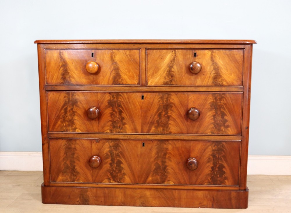 A lovely mid Victorian mahogany chest. View II