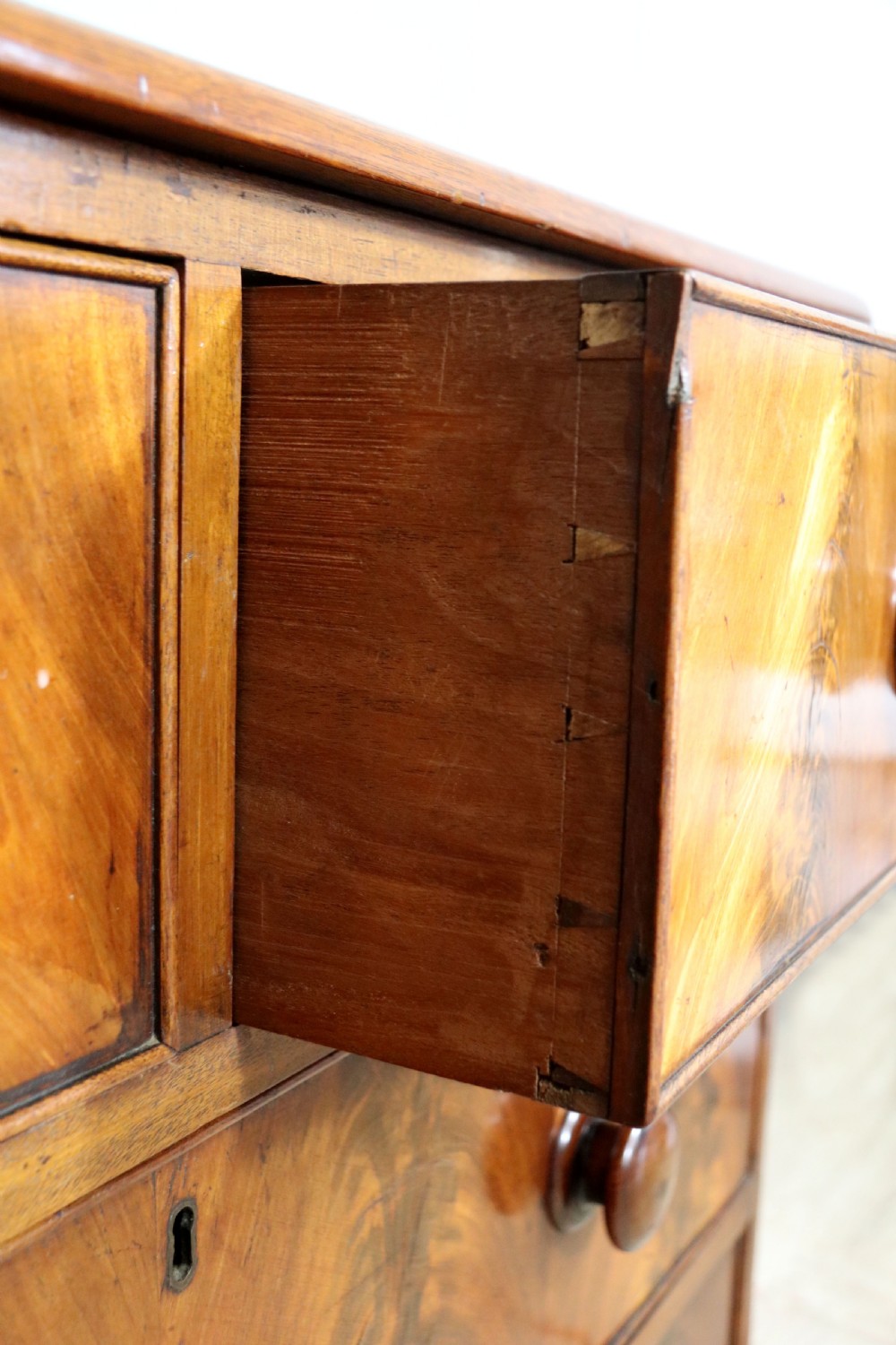 A lovely mid Victorian mahogany chest. View XI