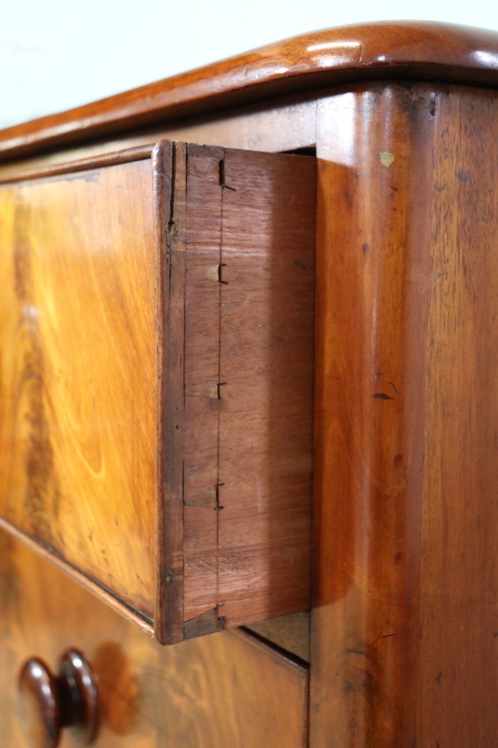 A lovely mid Victorian mahogany chest. View XII