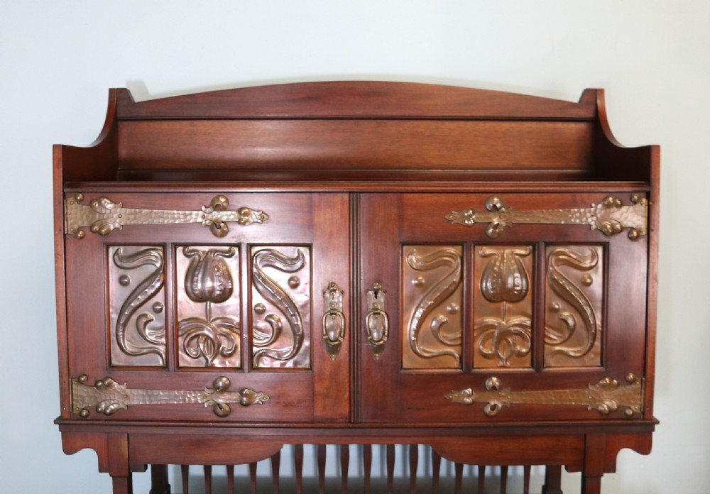 A lovely Arts & Crafts style side cabinet. View VI